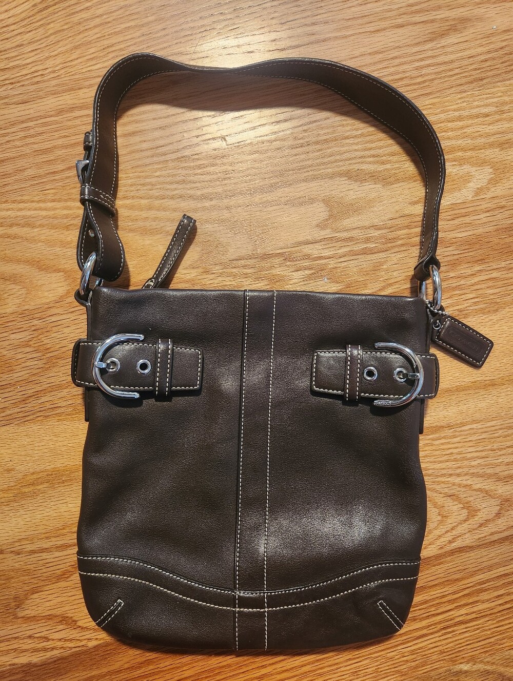 Vintage Coach Chocolate Brown Small Soho Shoulder Bag Like-New Condition
